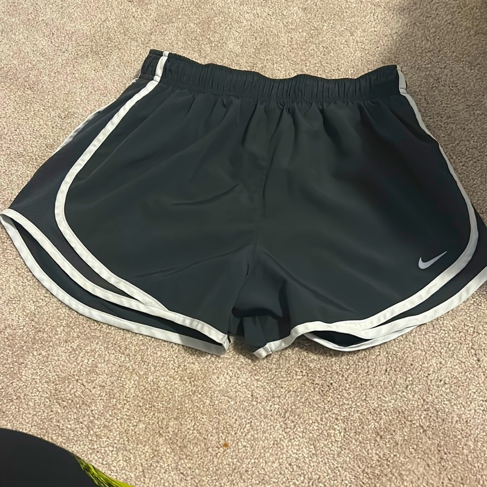 Nike dark grey running shorts size medium